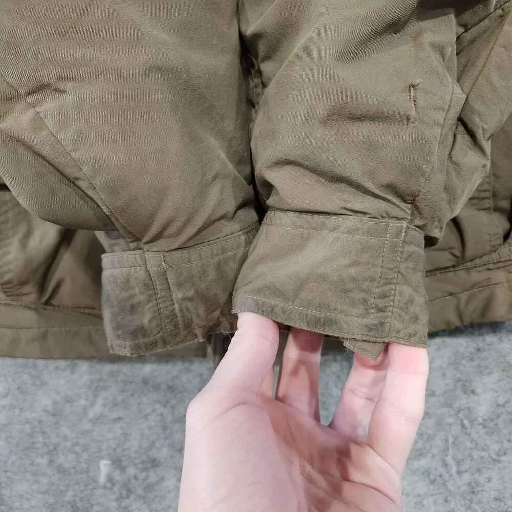 VTG The North Face TNF Mens M Medium Goose Down Puffer Hooded Parka‎ Jacket READ